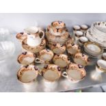 BURGESS BROS. LONGTON, EARLY TWENTIETH CENTURY CHINA TEA SERCICE FOR 12 PERSONS, 39 PIECES, WITH