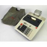 OLYMPIA CPA 1200 ELECTRIC CALCULATOR with paper register and cover