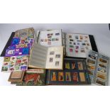 SMALL MIXED LOT TO THREE BINDERS, CONTAINING ALL WORLD RANGES, also present a small selection of