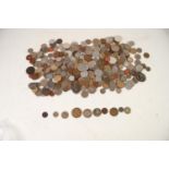 GOOD SELECTION OF MID TWENTIETH CENTURY EUROPEAN COINAGE AND SMALL SELECTION OF WORLD COINAGE,