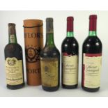 BOTTLE OF CORDIER, CHATEAU CLOS DES JACOBINS, SAINT EMILION, GRAND CRU, 1962, (cork weeping),