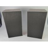 PAIR OF LEAK ‘SANDWICH 250’ TEAK CASED SPEAKERS, 19 ½” X 11” (49.5cm x 28cm), (2)