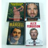 FOUR AUTOGRAPHED SPORING BOOKS VIZ, Harry Cotton 'Thanks for the Game', Published 1980,