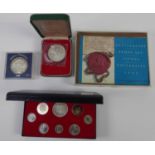 ANNIVERSARY PROOF SETS OF AUSTRIAN SILVER COINS, 1965, FOR VIENNA UNIVERSITY, limited edition in