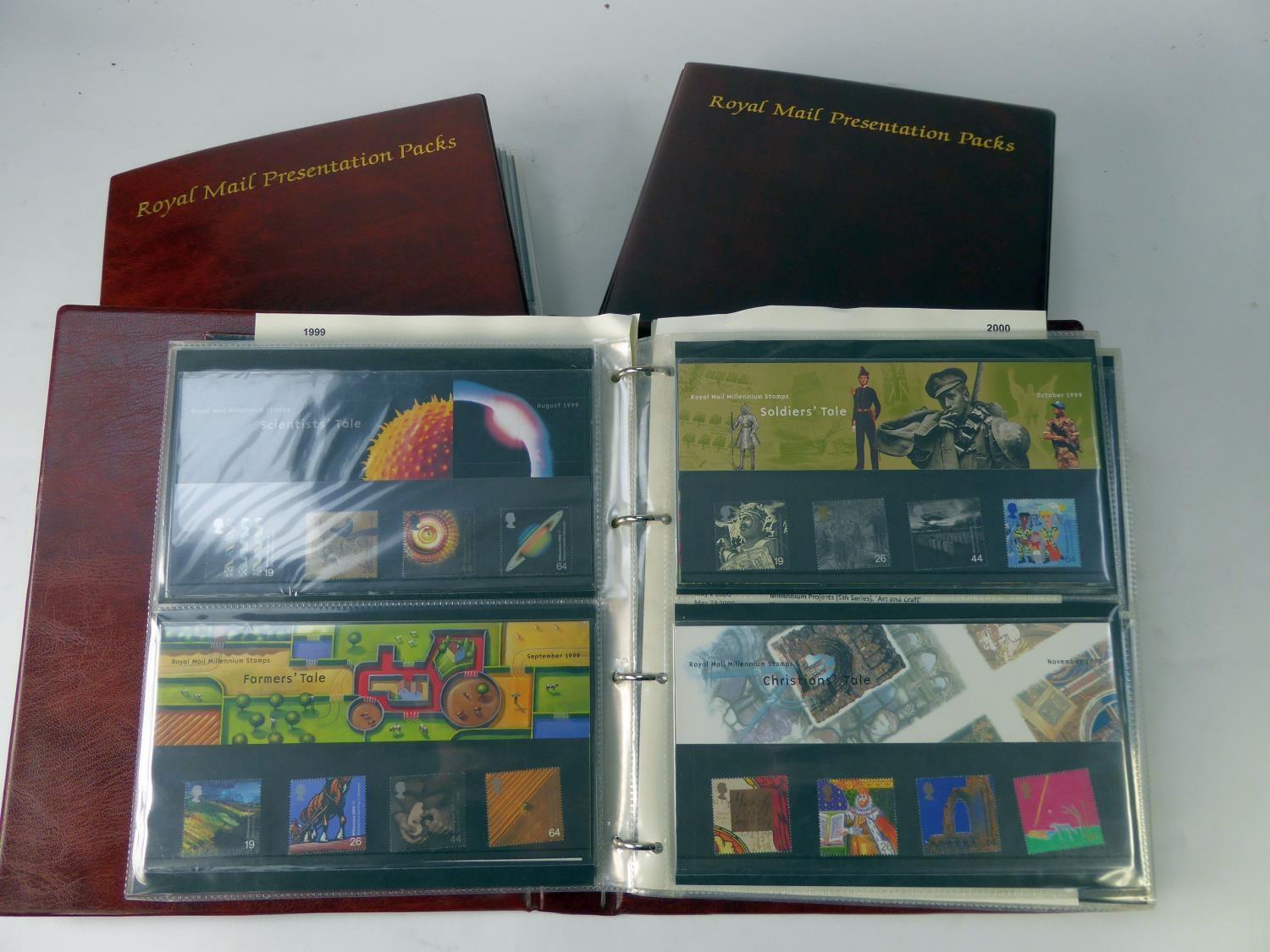 THREE VOLUMES OF GB PRESENTATION PACKS, 1994 - 2006, large face value