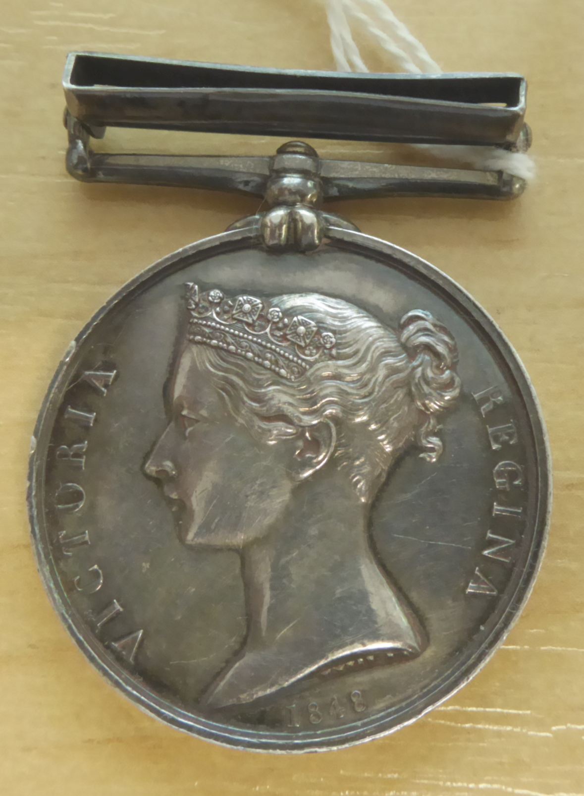 VICTORIA NAVAL GENERAL SERVICE MEDAL, 1848, with GUADALOUPE CLASP, awarded to David Duncan Gunner, - Image 2 of 6