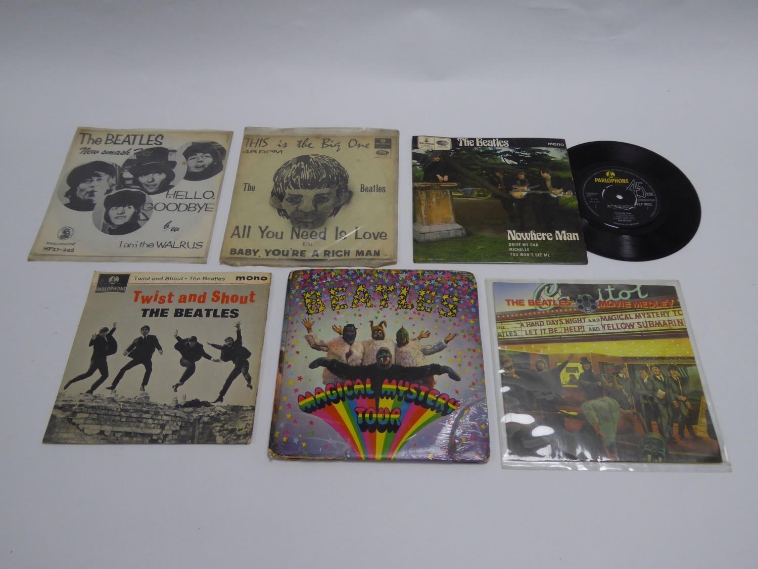 RECORDS, VINYL Beatles, Nowhere Man, Mono Ep, GEP 8952 (Sold in UK, -1, -1 matrix numbers), Beatles,