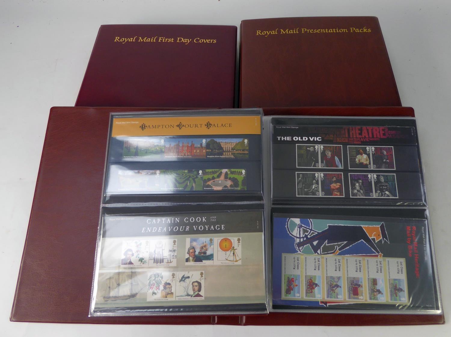 TWO VOLUME COLLECTION OF GB PRESENTATION PACKS, 2015 - 2018 plus a further BINDER OF VARIOUS COVERS