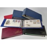 CARTON CONTAINING SIX COVER BINDERS, predominantly New Zealand, with Jersey, Guernsey, Isle of