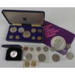 UNCIRCULATED SET OF BAHAMAS PROOF FIRST DECIMAL COINS, 1966, includes five dollars to one cent,