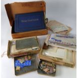 OLD TIME COLLECTION FEATURING THE 'POSTAGE STAMP ALBUM LINCOLN OBLONG EDITION' 1905, plus various