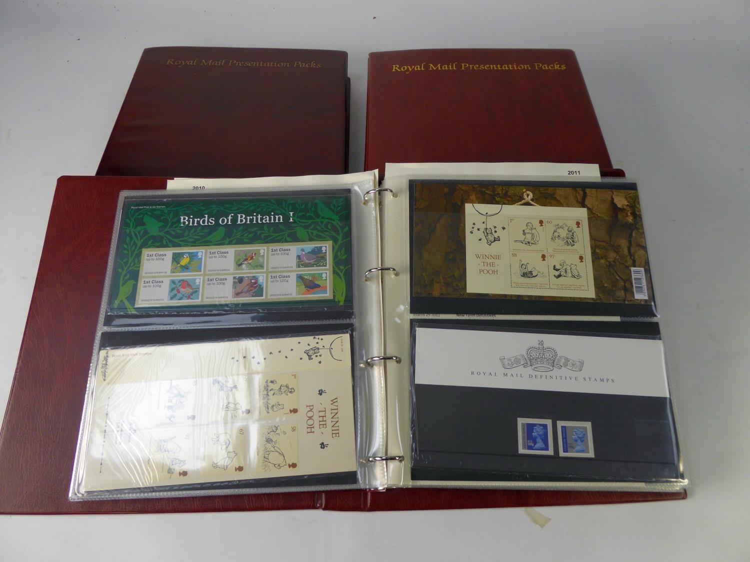 THREE VOLUMES OF GB PRESENTATION PACKS 2006 - 2015, large face value