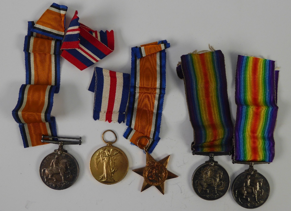 THREE WWI MEDALS awarded to Lieutenant G. Sheldon, viz 1914 - 1918, 1914 - 1918 and the 'France &
