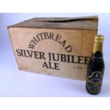 A SEALED CARTON OF 24 BOTTLES OF WHITBREAD SILVER JUBILEE ALE, 1977