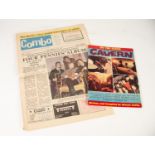 MAGAZINE 'ON THE SCENE AT THE CAVERN' 1964, also 'COMBO' NEWSPAPER Vol 1 No. 9 - 1964