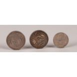 VICTORIA SILVER SHILLING 1887 AND SIXPENCE 1887, JUBILEE HEAD, both in uncirculated condition,