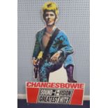 DAVID BOWIE SHOP PROMOTIONAL ITEM, ORIGINAL POINT OF SALE, CARDBOARD DISPLAY, produced for the