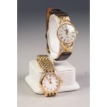 LADY'S RAYMOND WEIL, GENEVE, SWISS QUARTZ WRISTWATCH with circular Roman dial, integral rolled