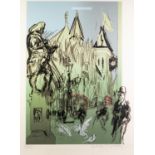 FELIKS TOPOLSKI (1907-1989) ARTIST SIGNED LIMITED EDITION COLOUR PRINT ?High courts of Justice? (