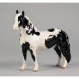 BESWICK POTTERY MODEL OF A PIEBALD PINTO PONY, model no: 1373, 6 ½? (16.5cm) high, printed mark