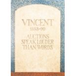 TOM PHILLIPS (b.1937) ARTIST SIGNED LIMITED EDITION COLOUR PRINT ?Vincent, 1853-90, Auctions Speak