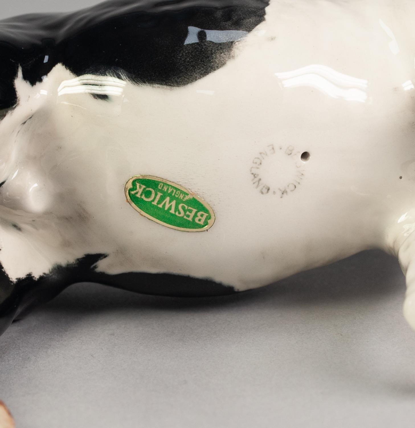 BESWICK POTTERY MODEL OF A PIEBALD PINTO PONY, model no: 1373, 6 ½? (16.5cm) high, printed mark - Image 3 of 3