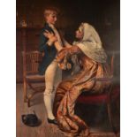 AFTER GEORGE JOY VICTORIAN MEZZOTINT ?Nelson?s First Farewell? 21? x 16? (53.3cm x 40.6cm)