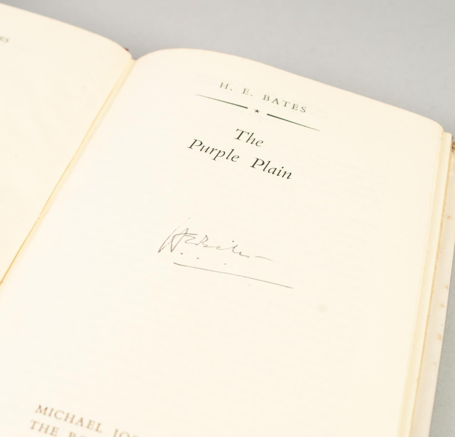 SIGNED H E BATES TITLES to include Fair Stood the Wind for France (1949), The Purple Plain ( - Image 4 of 11