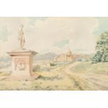 UNATTRIBUTED (TWENTIETH CENTURY) TWO WATERCOLOURS BY THE SAME HAND ?Castle Howard?, 9? x 12 ¾? (22.
