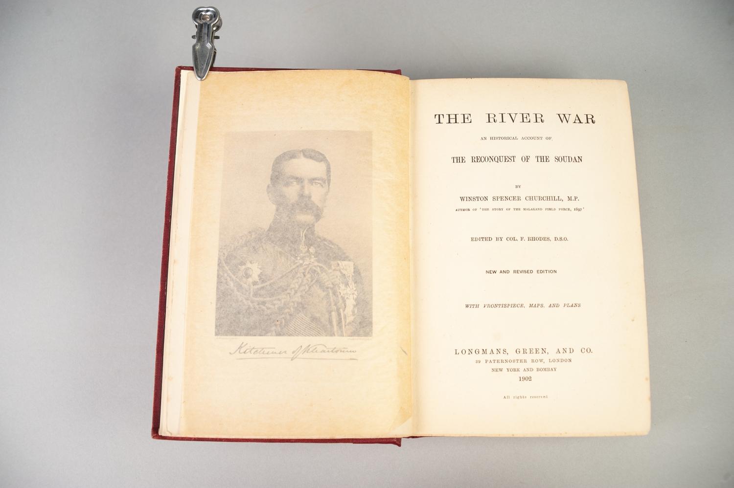 WINSTON CHURCHILL, THE RIVER WAR, published Longmans & Co 1902, 1st thus New and Revised Edition, as - Image 4 of 6