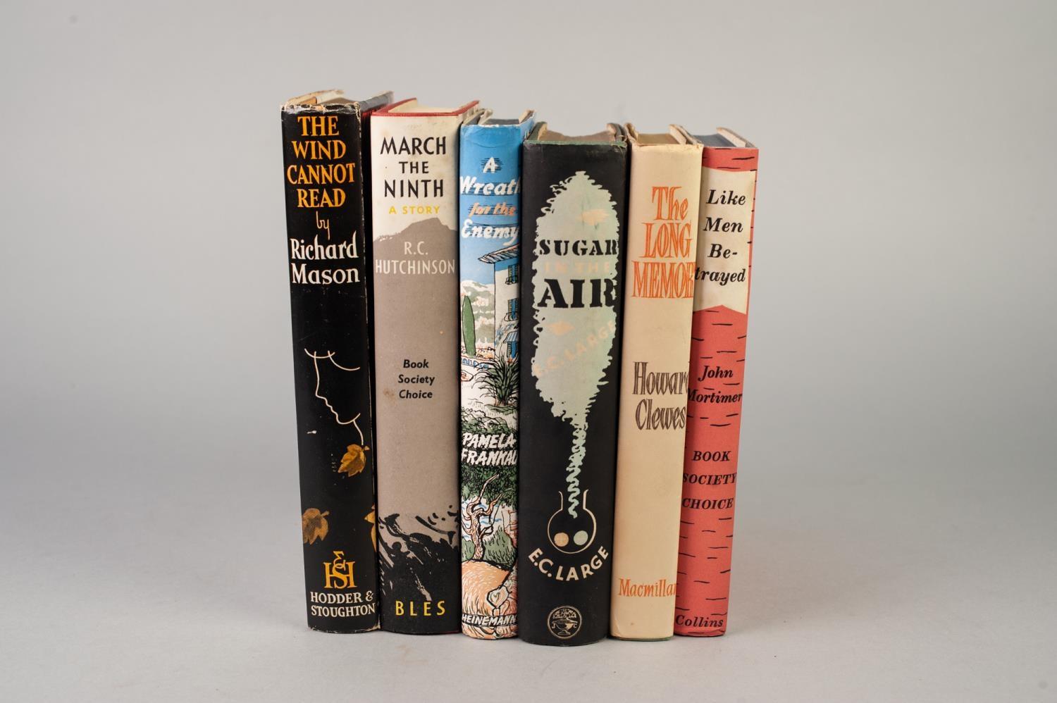 SIGNED TITLES: RICHARD MASON, The Wind Cannot Read, 1947, with dust jacket; E C LARGE, Sugar in - Image 2 of 18