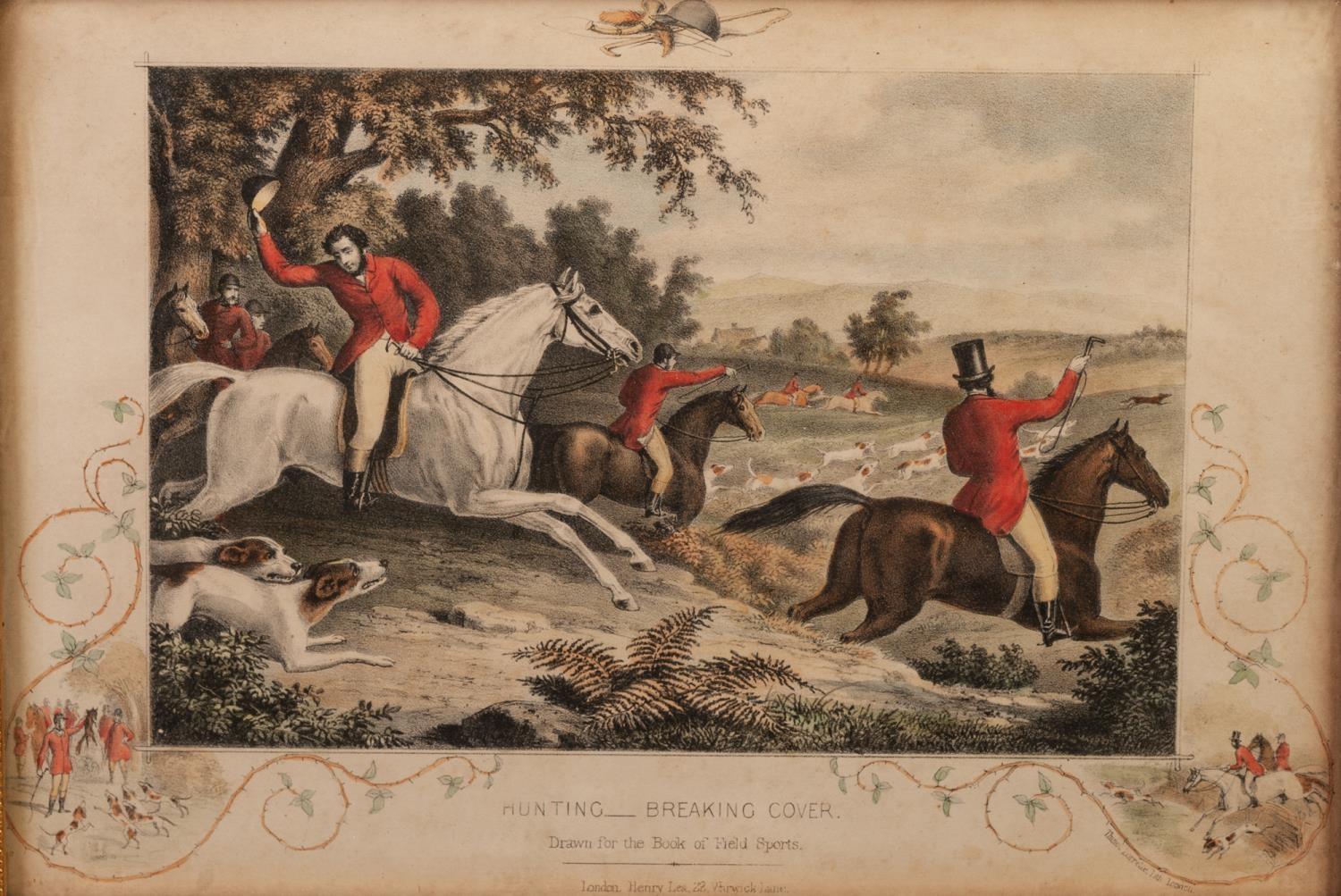FROM THE ?BOOK OF FIELD SPORTS? THREE LATE NINETEENTH CENTURY COLOURED LITHOGRAPHS ?A Sharp Look-