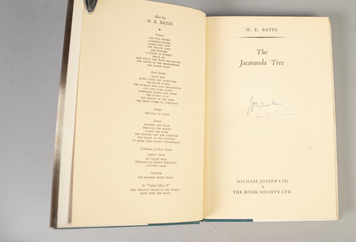 SIGNED H E BATES TITLES to include Fair Stood the Wind for France (1949), The Purple Plain ( - Image 6 of 11
