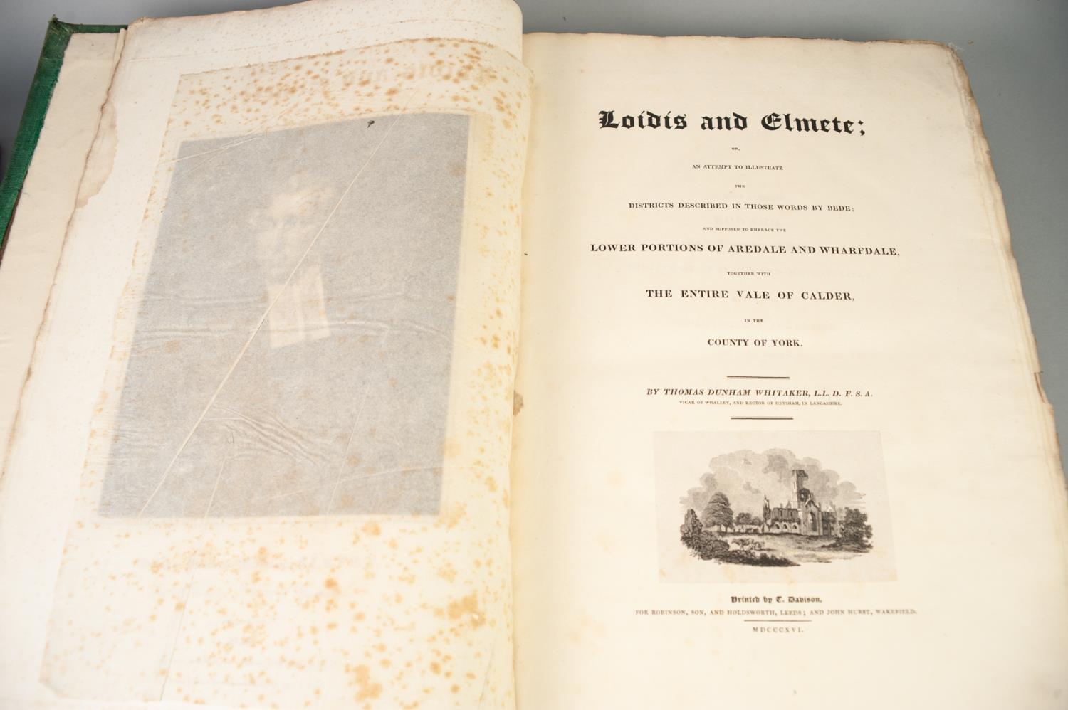 RALPH THORESBY, DUCATUS LEODIENSIS, OR THE TOPOGRAPHY OF ANCIENT AND POPULOUS TOWN AND PARISH OF - Image 3 of 7