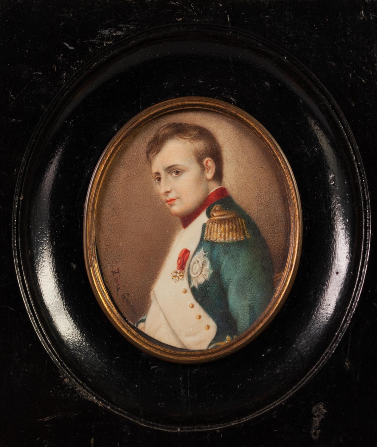 ?PIANO KEY? PORTRAIT MINIATURE ?Sarah Siddons? THREE OTHER PORTRAIT MINIATURES, including one of - Image 6 of 8