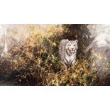 DAVID SHEPHERD ARTIST SIGNED LIMITED EDITION COLOUR PRINT 'The White Tiger of Rena' Numbered 113/350