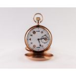 THOMAS RUSSELL AND SON, LIVERPOOL 'PREMIER' 9ct GOLD FULL HUNTER POCKET WATCH, with Swiss keyless