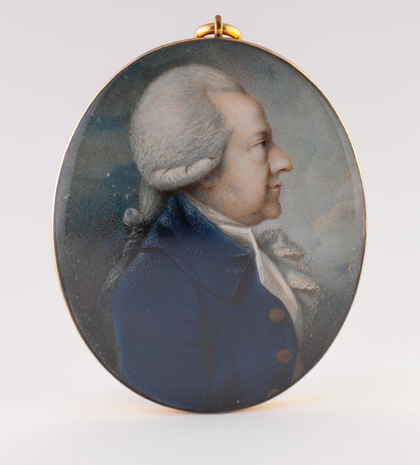 ANDREW PLIMER (1763-1837), A FINE AND INTERESTING OVAL PORTRAIT MINIATURE ON IVORY OF ROBERT - Image 2 of 5