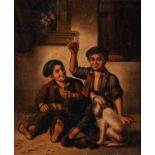 AFTER BARTOLEME ESTEBAN MURILLO PAIR OF OIL PAINTINGS ?The Pie Eaters? ?The Wine Drinkers?