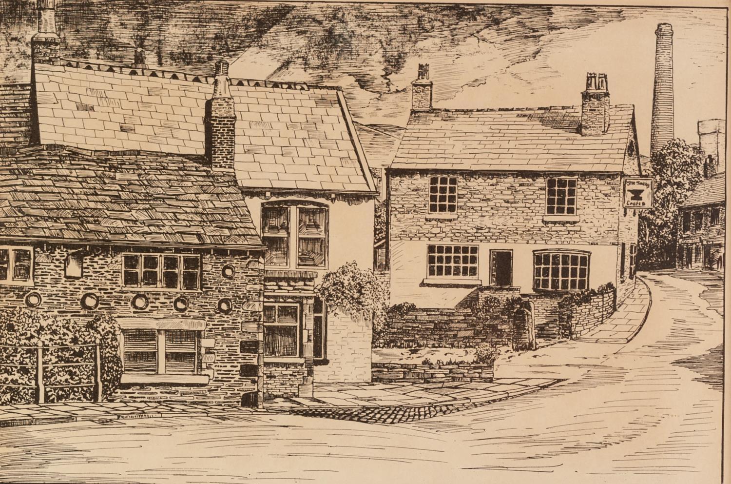 JIM ANDREW (MODERN) TWO ARTIST SIGNED LIMITED PRINTS OF PEN AND INK DRAWINGS ?Old Stalybridge?, ( - Image 10 of 11