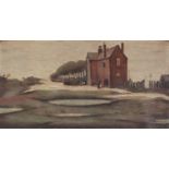 ?LAURENCE STEPHEN LOWRY (1887 - 1976) ARTIST SIGNED COLOUR PRINT ?Lonely House? Signed in pencil and