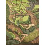 NORMAN C JAQUES (1926 - 2014) TWO ARTIST SIGNED COLOUR LITHOGRAPHS ?Lyme Park?, (5/40) 22 ½? x