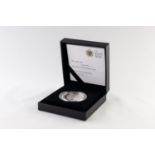 ELIZABETH II ROYAL MINT 2008 LIMITED EDITION PIEDFORT PROOF SILVER FIVE POUNDS COMMEMORATIVE COIN