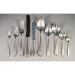 GORHAM, FIFTY FIVE PIECE TABLE SERVICE OF SILVER CUTLERY FOR SIX PERSONS, comprising: DINNER SPOONS,