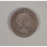 GEORGE III SILVER CROWN COIN, 1820 (worn)