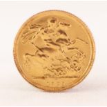 VICTORIAN GOLD SOVEREIGN, Sydney Mint 1889 (EF)