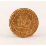 GEORGE III GOLD QUARTER GUINEA 1800, 2.8gms (EF)