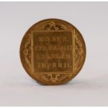 NETHERLANDS 1928 ONE DUCAT GOLD COIN, 21mm, 3.5gms (EF)