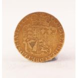 GEORGE III GOLD HALF-GUINEA 1786 (worn)