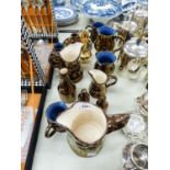 LUSTRE WARE TO INCLUDE 'OLD COURT' CREIGIAU LUSTRE JUGS, SALT AND PEPPER POTS, ETC.